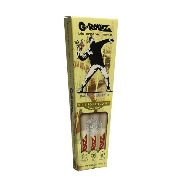 GROLLZ CONES KS 3/PK BIO ORGANIC HEMP INDIVIDUAL