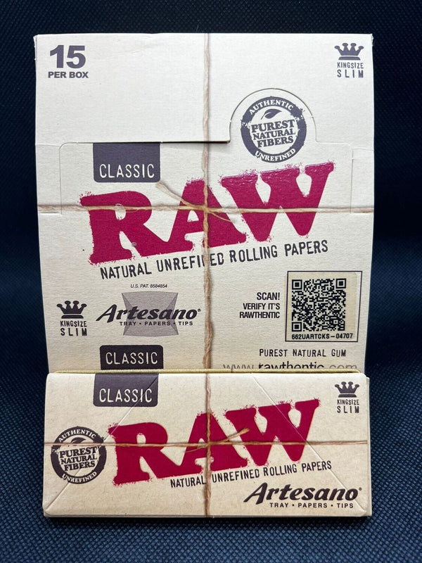 RAW CLASSIC KINGSIZE SLIM ARTESANO INDIVIDUAL