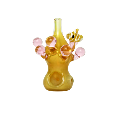 HPVC10 HANDPIPE 4" CORAL/FISH PER/PC