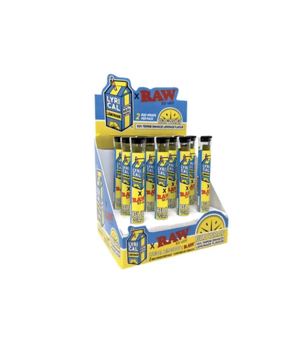 RAW BUD WRAP 2/PK 12PK/BOX LYRICAL LEMONADE INDIVIDUAL