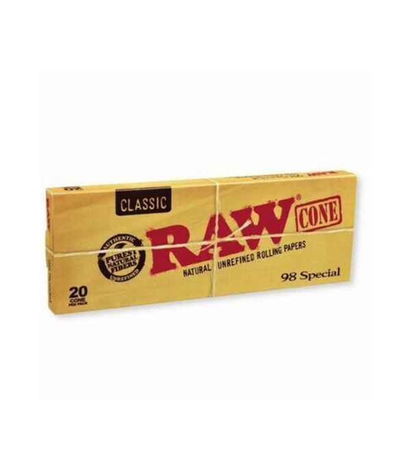 RAW CLASSIC CONE 98 SPECIAL 12 PACKS INDIVIDUAL