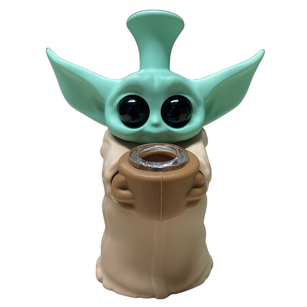 WATERPIPE SILICONE YODA 5"