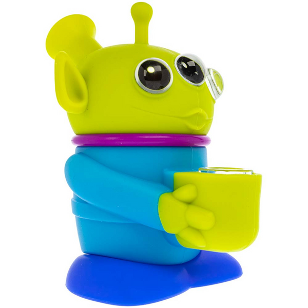 WATERPIPE SILICONE 6" 3-EYED ALIEN