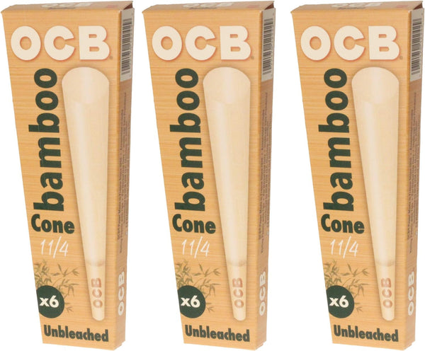 OCB BAMBOO UNBLEACHED CONE MINI 70MM INDIVIDUAL