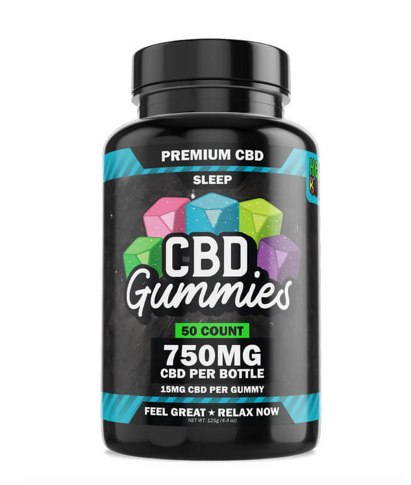 HEMP BOMB CBD MELATONIN GUMMIES 50CT 750MG