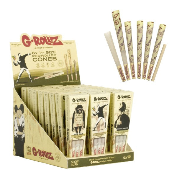 GROLLZ CONES 1 1/4 6/PK INDIVIDUAL