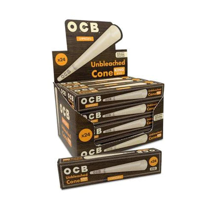 OCB 1 1/4 VIRGIN UNBLEACHED 24PK INDIVIDUAL