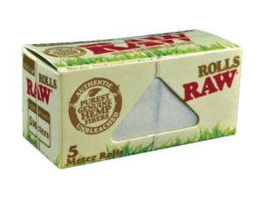 RAW ORGANIC ROLLS 5 METER ROLLS INDIVIDUAL